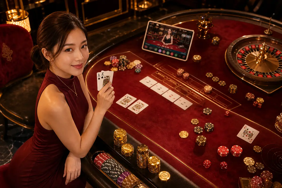 hpwin Casino meja baccarat dealer langsung